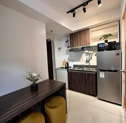 아파트 Living,the Persimmon Double Beds 4pax *