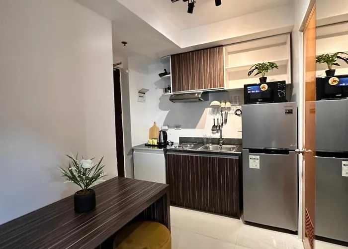 아파트 Living,the Persimmon Double Beds 4pax *